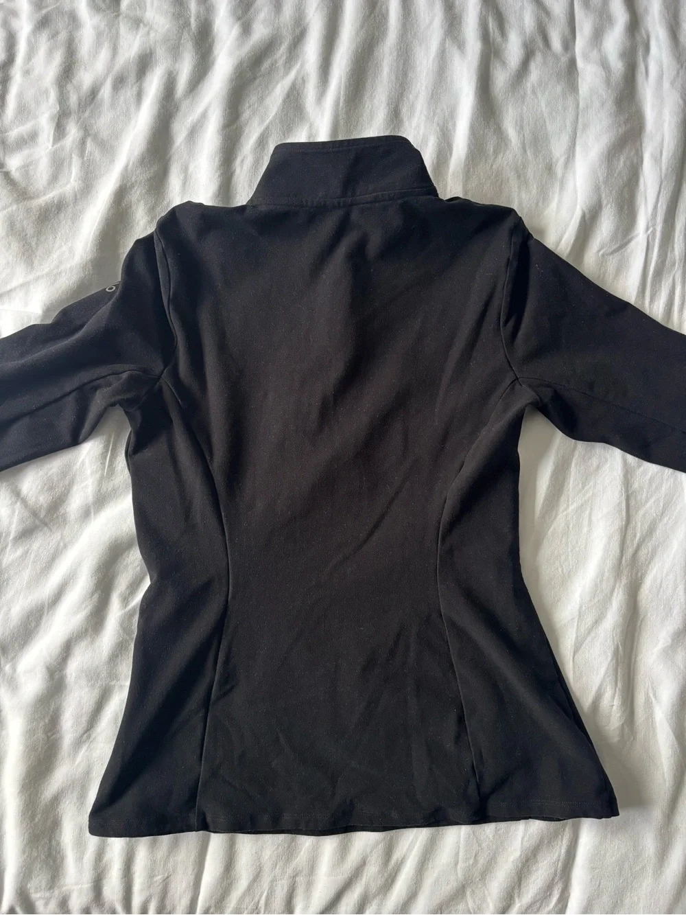Alo Yoga Alosoft 1/2 Zip Rapid Pullover in Black